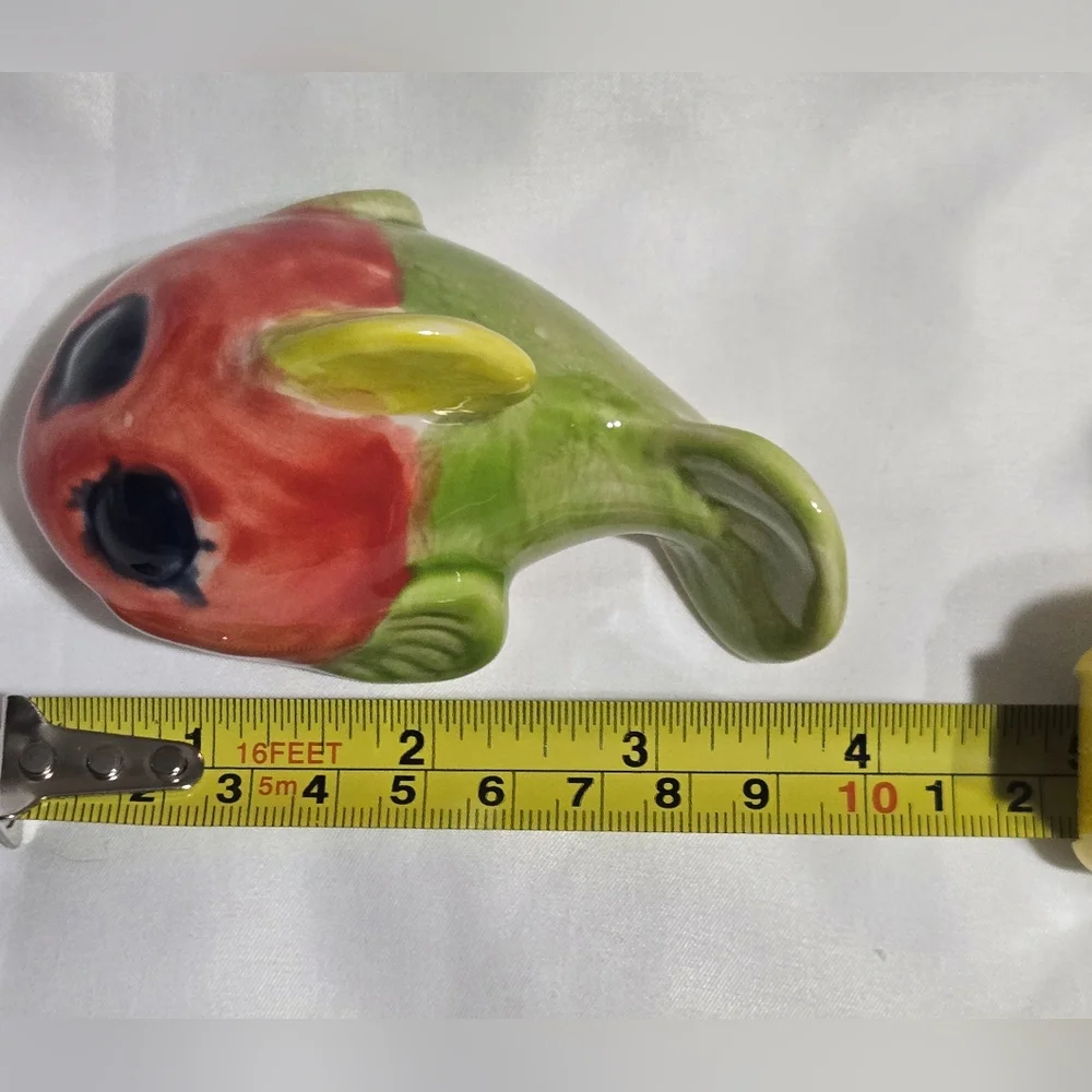 Colorful Ceramic Fish Figurine